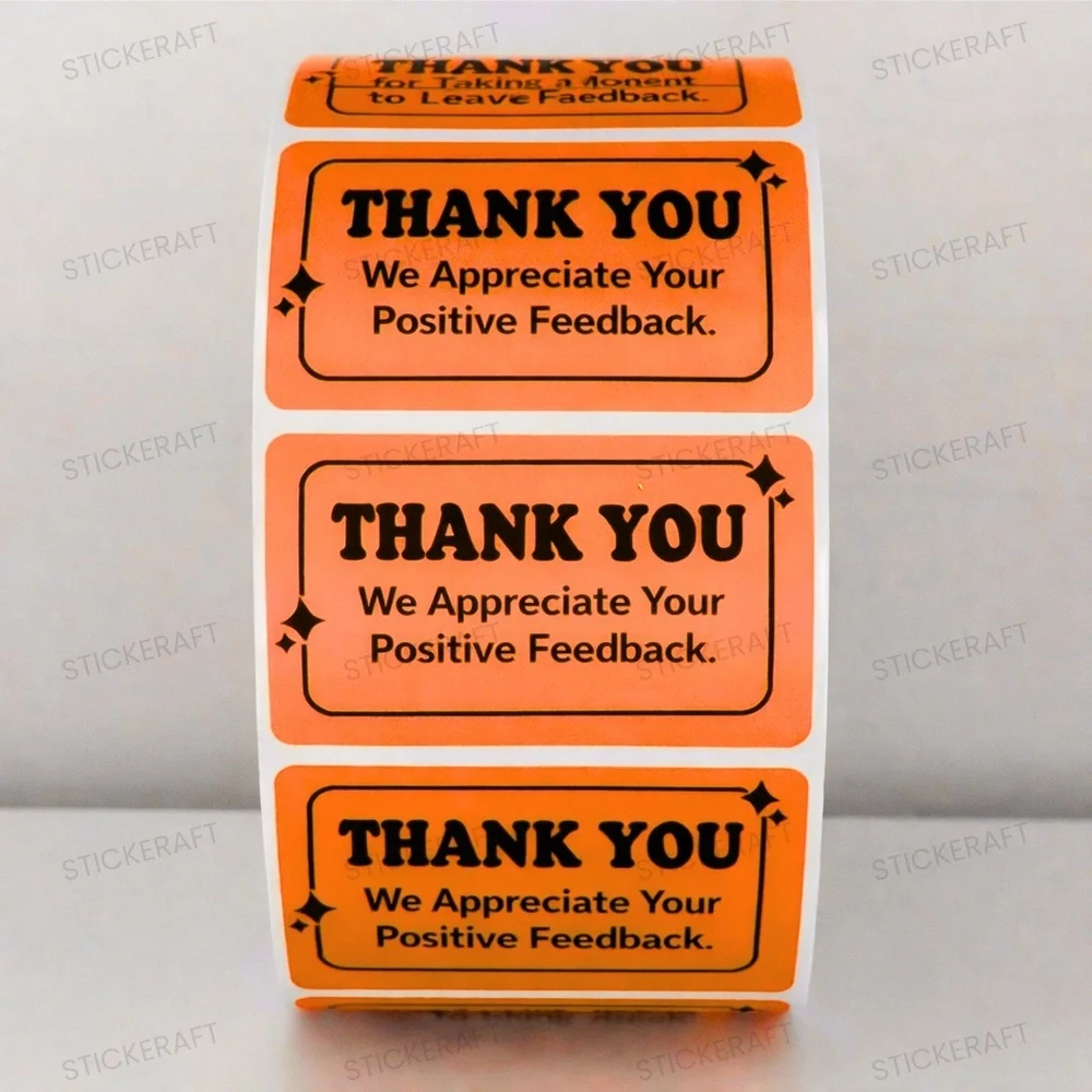 Thank You Stickers – Positive Feedback Labels for Poshmark Sellers NEW